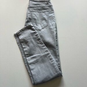 EUC BDG High Rise Seam Jean Womens Size 28/29 Light Gray Skinny Ankle (A)